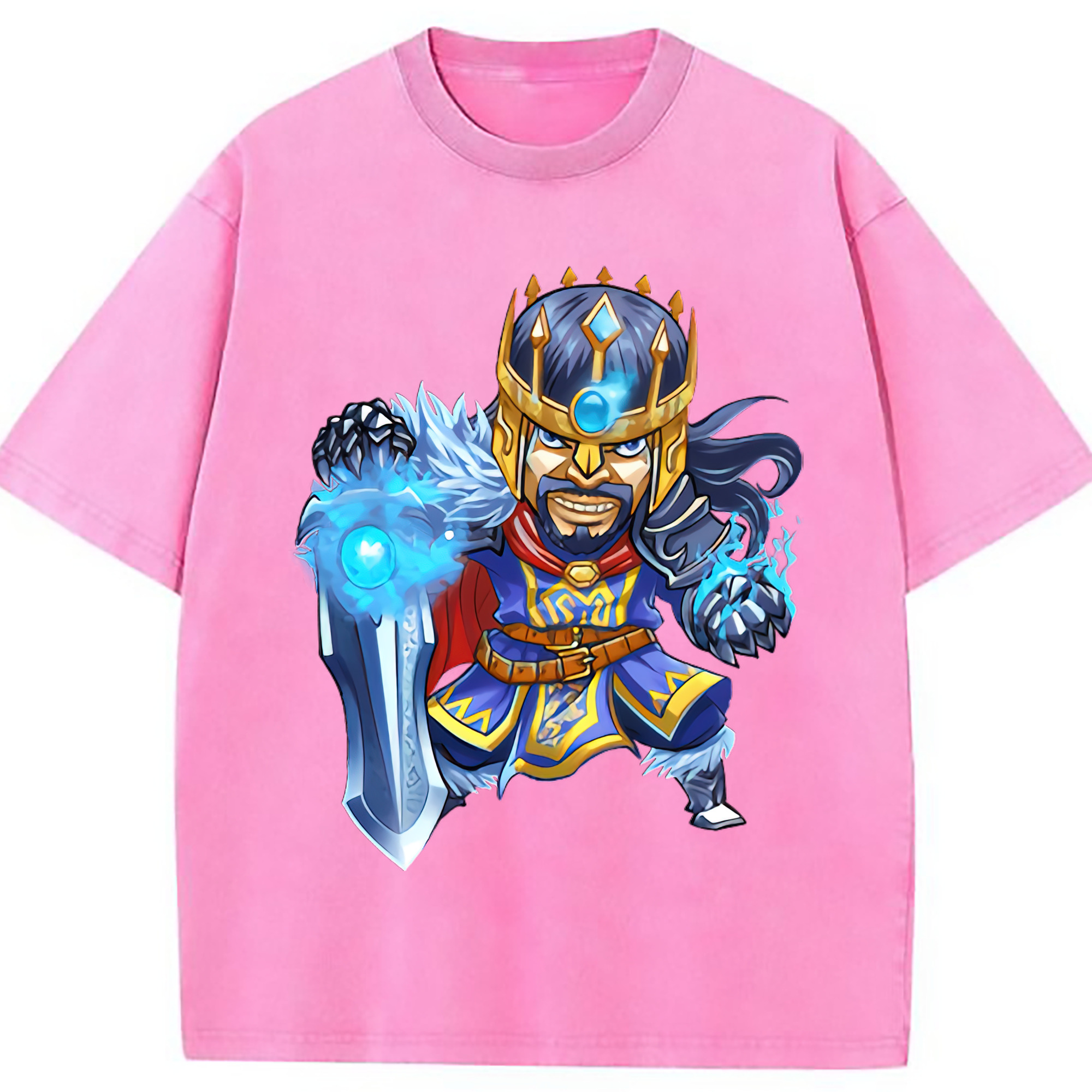 （画像用） リーグ・オブ・レジェンド League of Legends LOL 綿100% ヴィンテージ風 半袖Tシャツ（フロントプリント）